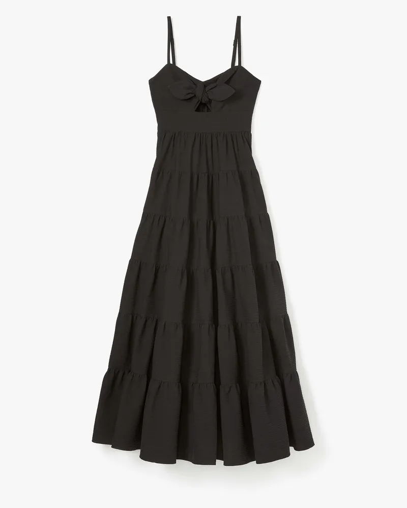 Kate Spade Irene Kleid aus Seersucker Black