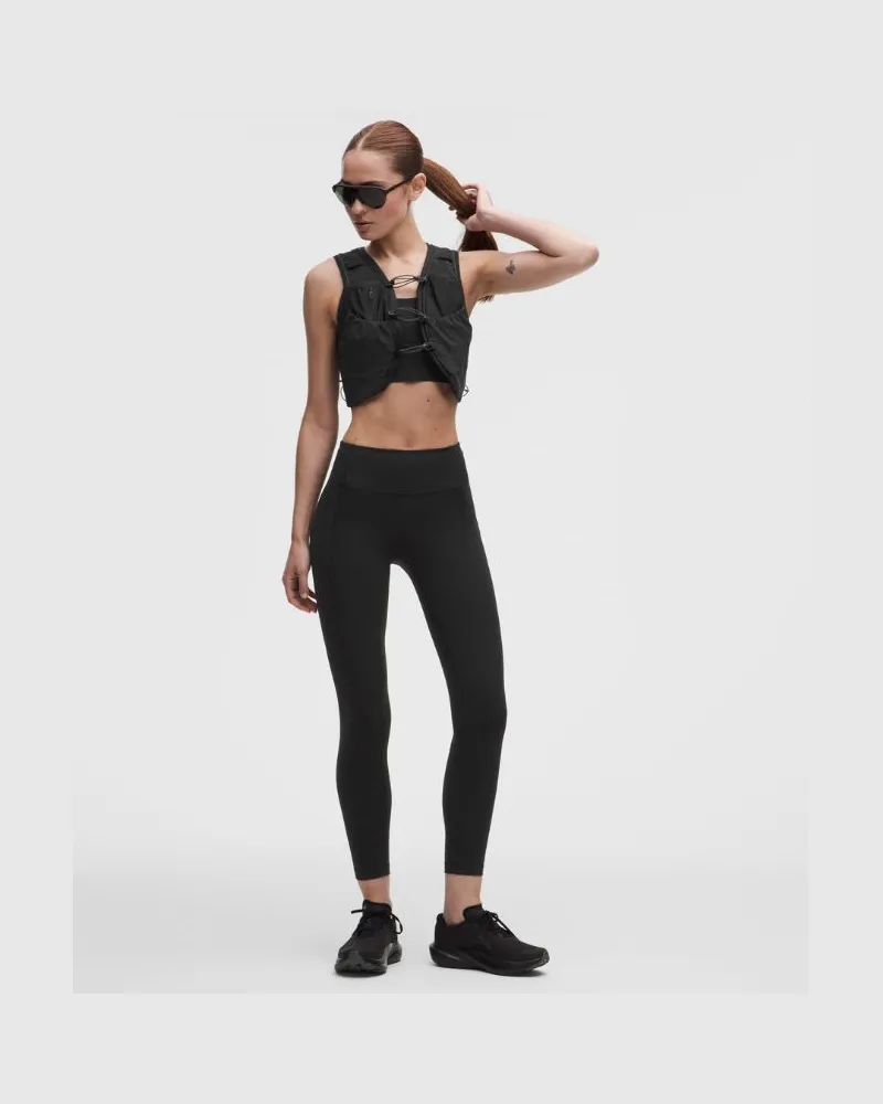 LULULEMON Swift Speed Leggings mit hohem Bund für Frauen – 63,5 cm – Größe in Black Black
