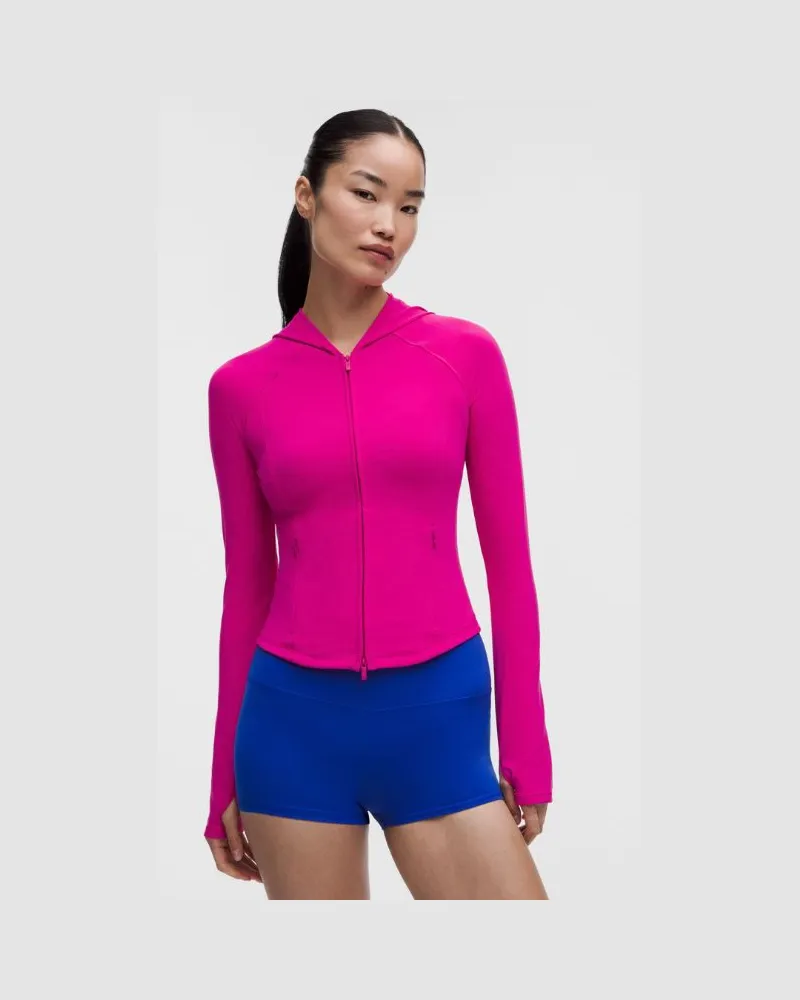 LULULEMON Wunder Train Jacke für Frauen – Größe in Pink Flare Pink