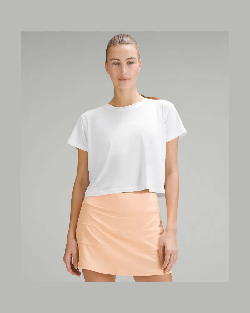 LULULEMON Lightweight Tennis Crewneck T-Shirt für Frauen – Größe in White White