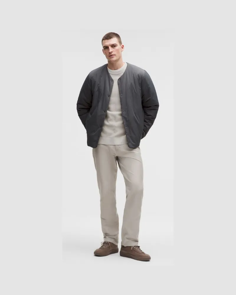 LULULEMON EasyFive Classic-Straight Pant 32L für Männer – Khaki – Größe Downtown