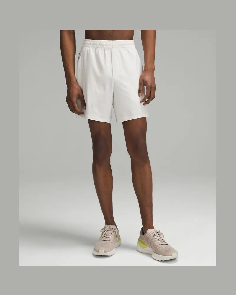 LULULEMON Pace Breaker Shorts ohne Liner für Männer – 18 cm – Größe in Bone Bone