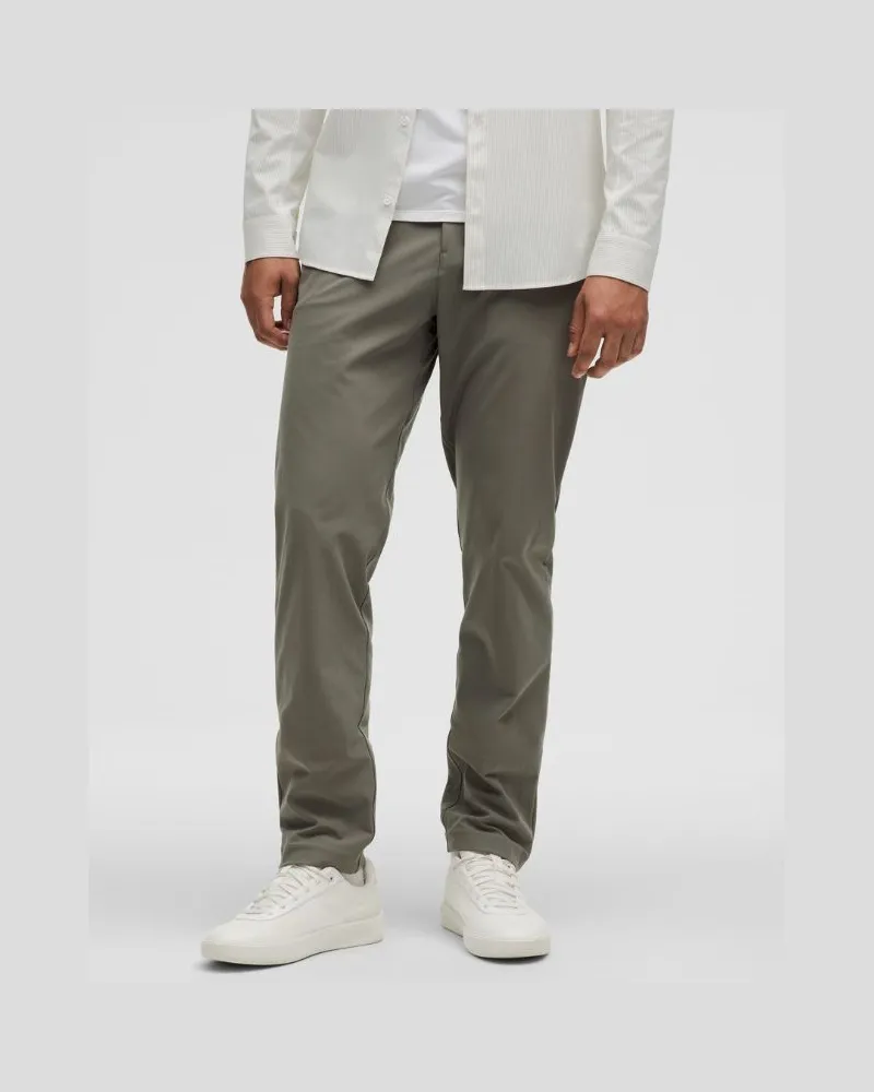 LULULEMON ABC Chinohose im Classic Fit Warpstreme für Männer – 86 cm – Größe in Grey Sage Grey