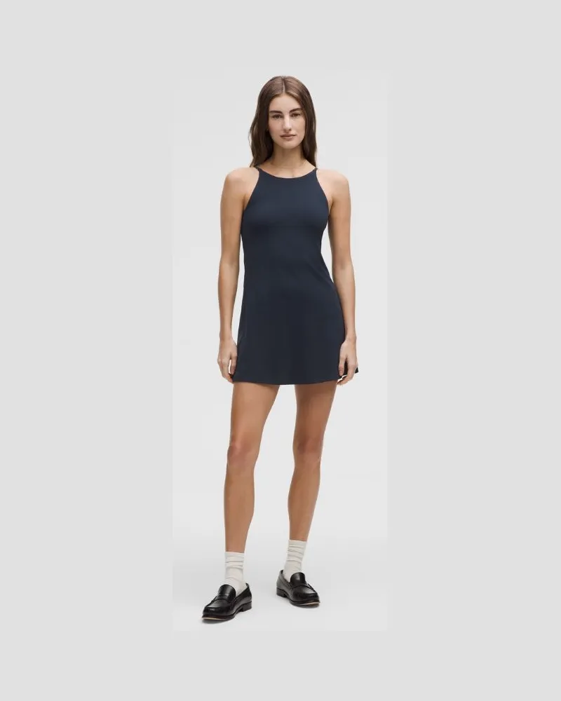 LULULEMON Align Hochgeschlossenes Kleid Leichter Halt für A/B-Cups für Frauen – Größe in True Navy True