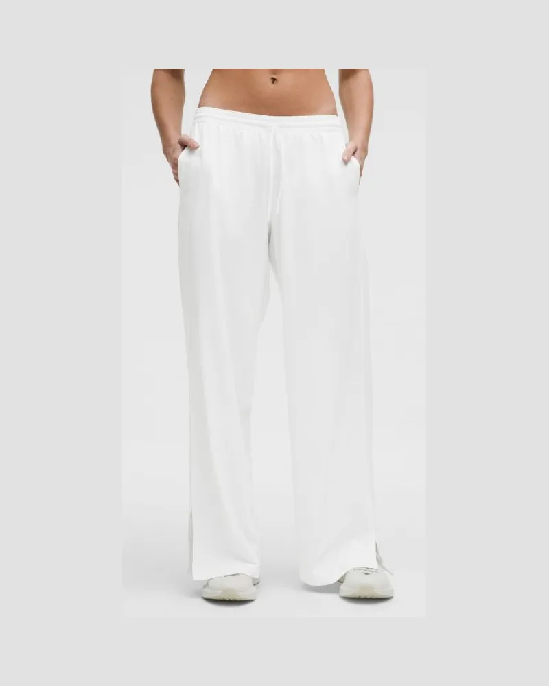 LULULEMON Court Rival Trainingshose mit weitem Bein Normale Länge für Frauen – Größe in White White