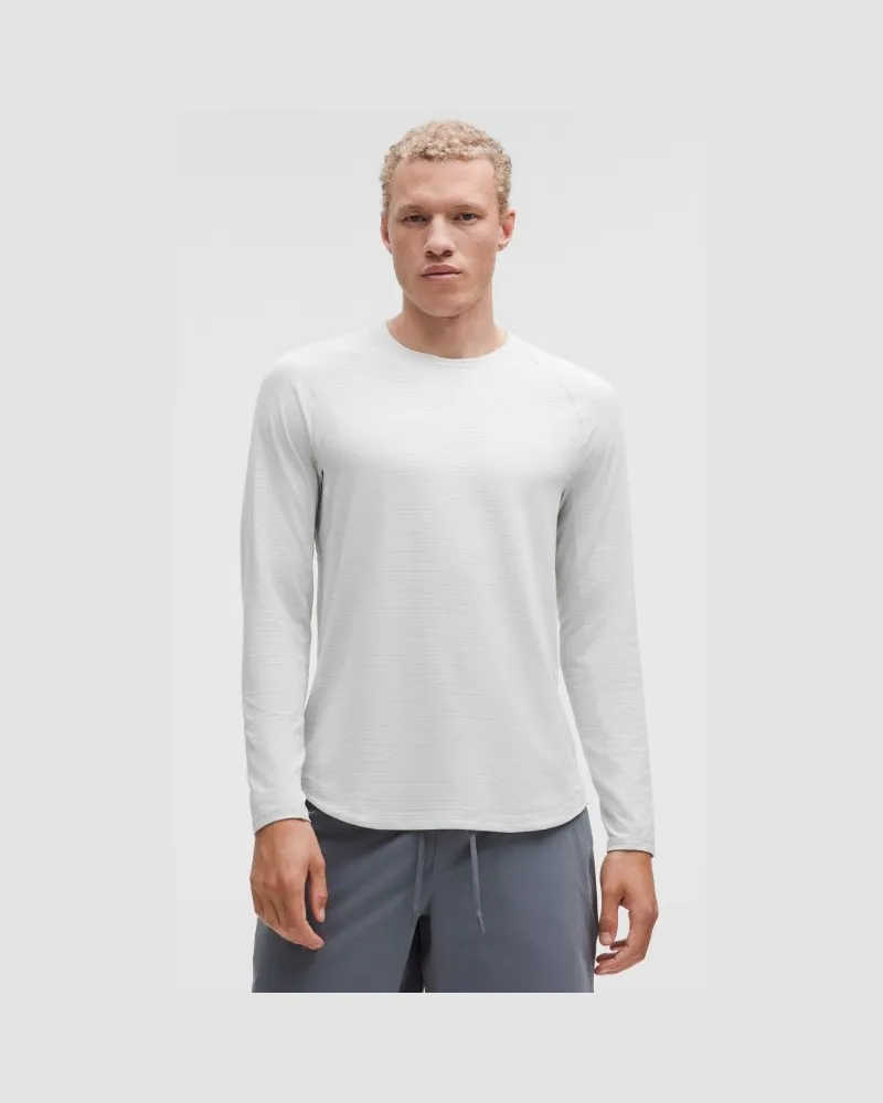 LULULEMON License to Train Langarmshirt für Männer – Größe in Heathered Vapor Heathered