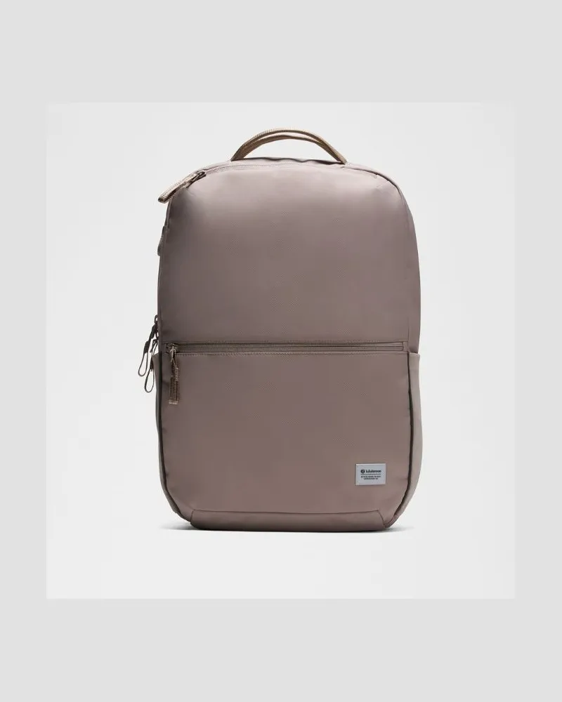 LULULEMON Rucksack mit zwei Reißverschlüssen 22 l Performance-Canvas – Khaki – Größe Warm