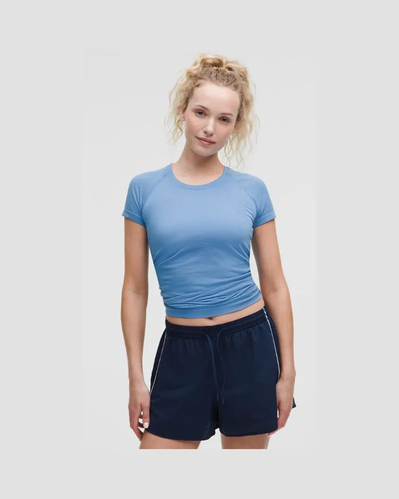 LULULEMON Swiftly Tech Kurzarmshirt 2.0 Hüftlänge für Frauen – Größe in Pool Party Pool