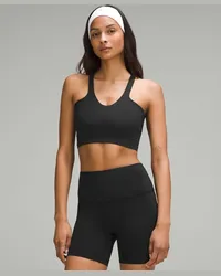 LULULEMON Bend This BH mit V-Ausschnitt und Racerback Leichter Halt A–C-Cups Black