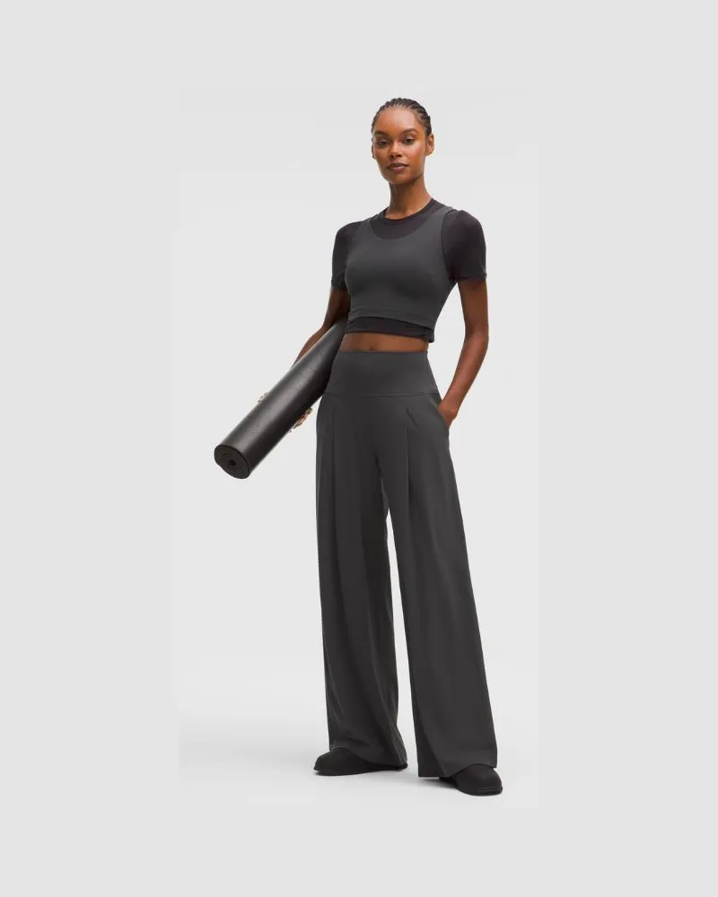 LULULEMON Align Palazzo-Hose Normale Länge für Frauen – Größe in Graphite Grey Graphite