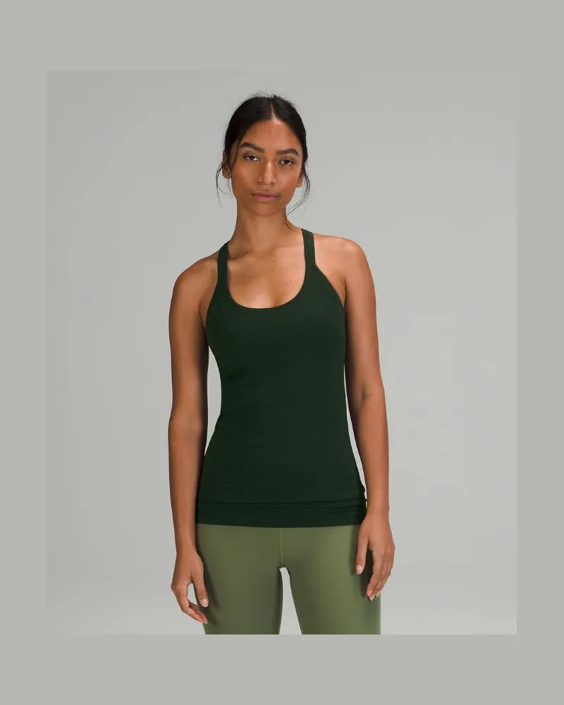 LULULEMON Ebb to Street Tanktop für Frauen – Größe in Rainforest Green Rainforest