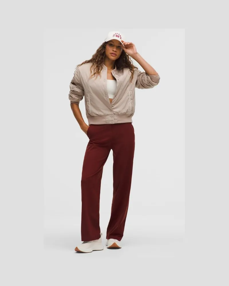 LULULEMON Daydrift Hose mit geradem Bein und hohem Bund für Frauen – Größe in Rockwood Rockwood