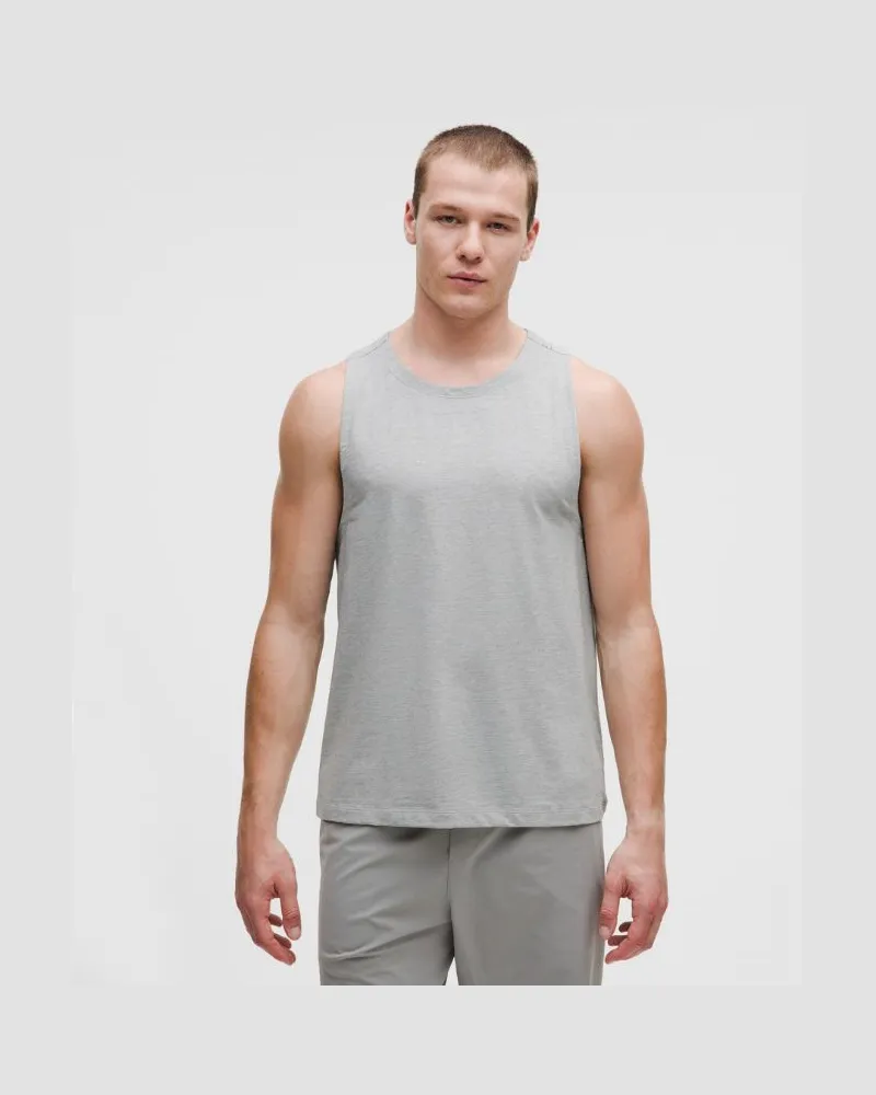 LULULEMON Zeroed In Tanktop für Männer – Größe in Heathered Feather Grey Heathered