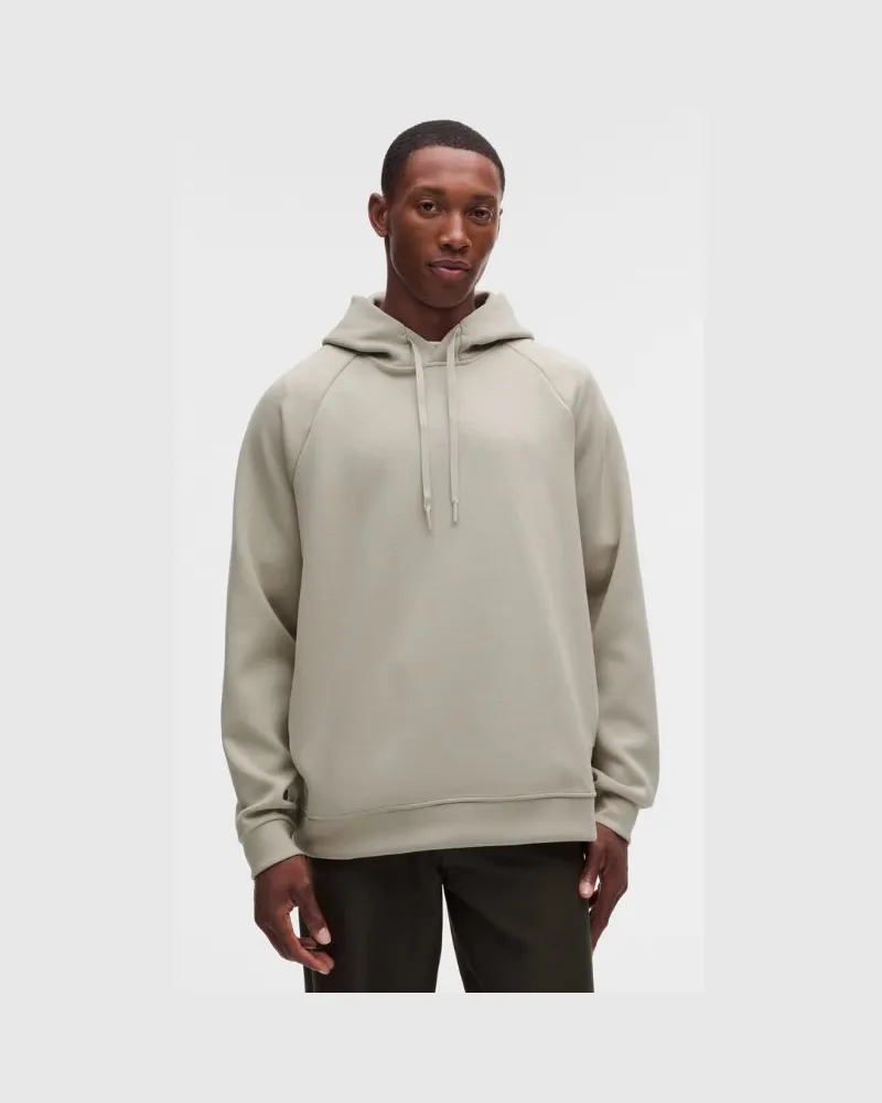 LULULEMON Smooth Spacer Hoodie im Classic Fit für Männer – Größe in Hailstone Grey Hailstone