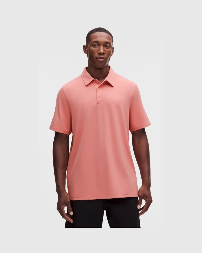 LULULEMON Men ShowZero Classic-Fit Polo Shirt – Größe in Pink Parade Pink