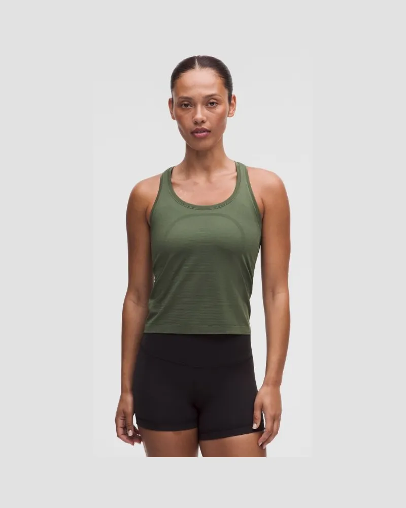 LULULEMON Swiftly Tech Tanktop mit Racerback 2.0 Taillenlänge für Frauen – Größe in Sassy Sage Sassy