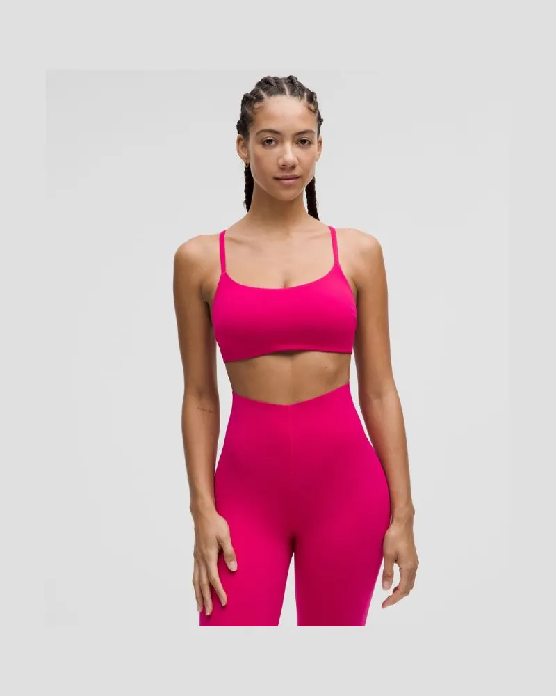 LULULEMON Wunder Train Racer-BH mit Trägern Leichter Halt C/D-Cups für Frauen – Größe in Passionate Passionate