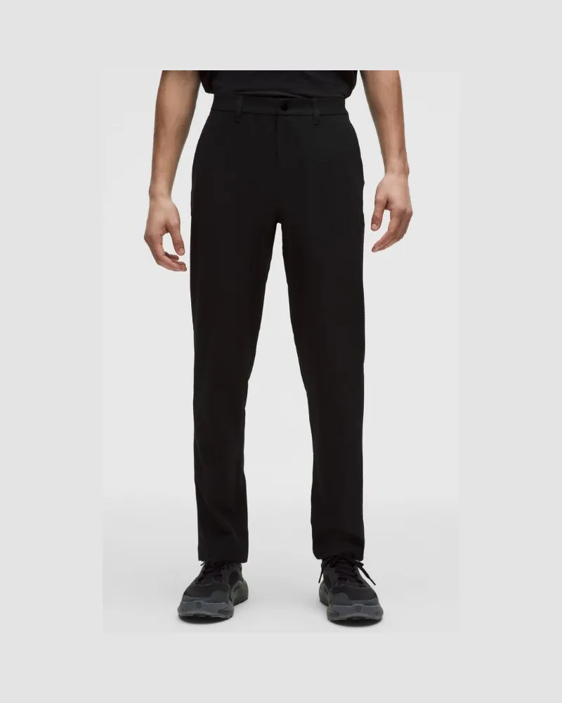 LULULEMON ABC Chino-Hose im Classic Fit Strukturiert für Männer – 81 cm – Größe in Schwarz Schwarz
