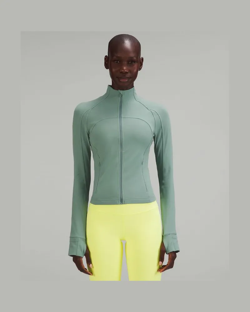 LULULEMON Define Crop-Jacke Nulu für Frauen – Größe in Tidewater Teal Tidewater