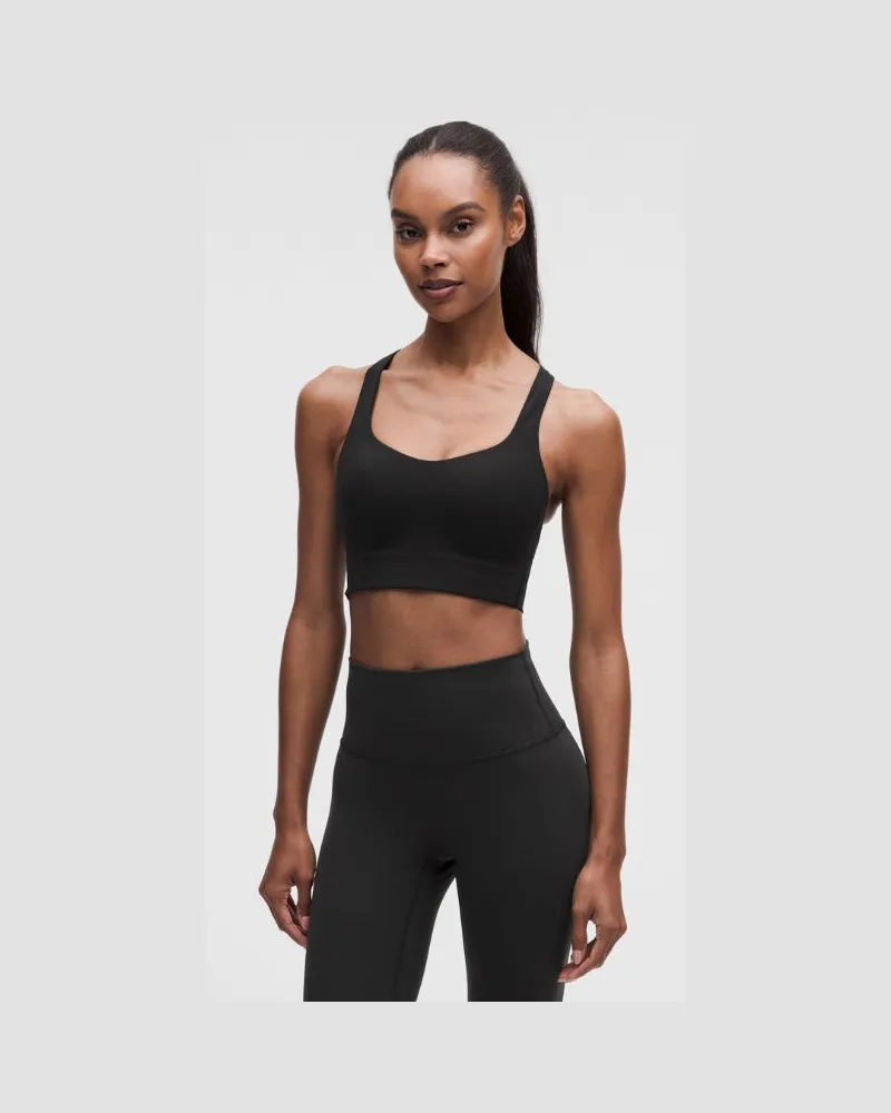 LULULEMON Like a Cloud Trainings-BH Mittlerer Halt B/C Cups für Frauen – Größe in Schwarz Schwarz