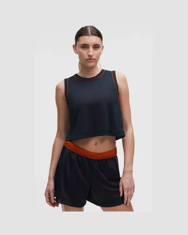 LULULEMON Wendbares Tanktop aus doppellagigem für Frauen – Orange – Größe True