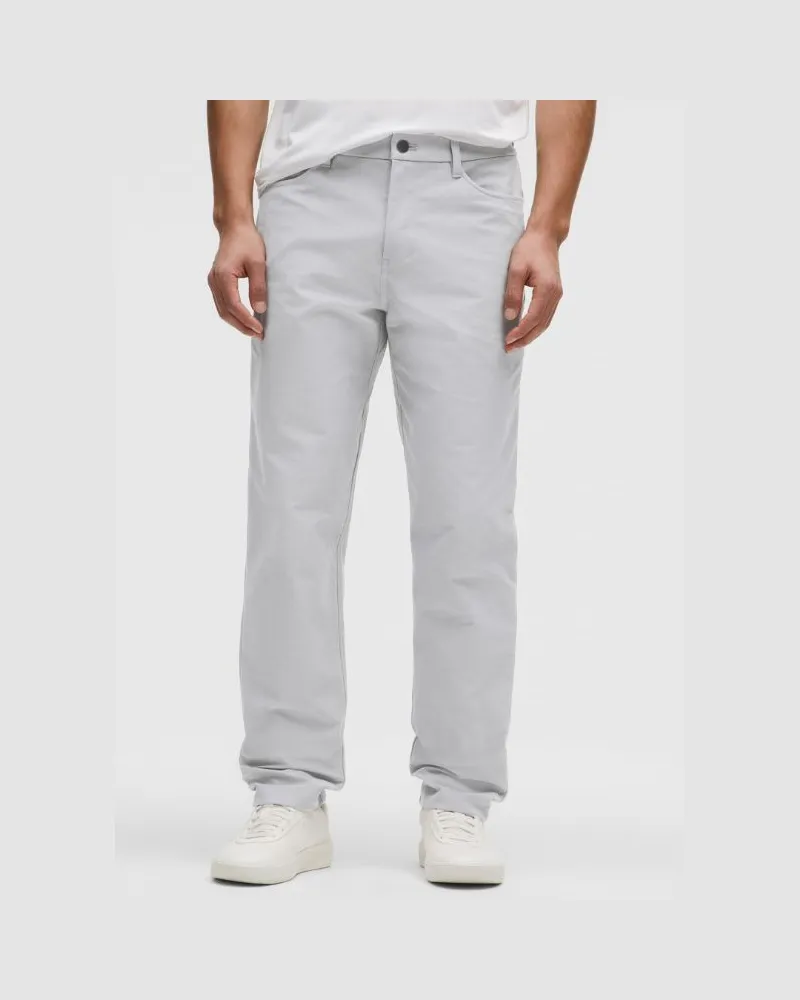 LULULEMON ABC Hose im Classic Fit mit 5 Taschen Utilitech für Männer – 76 cm – Größe in Silver Drop Silver