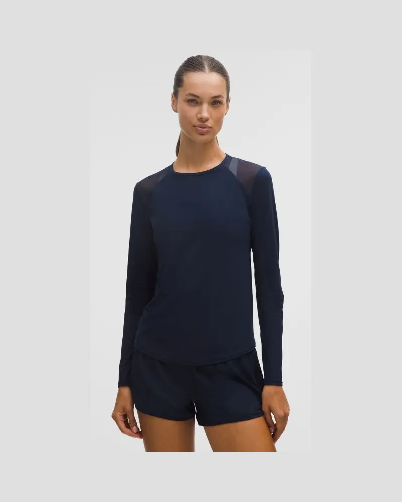 LULULEMON Sculpt Langarm-Shirt für Frauen – Größe in True Navy True