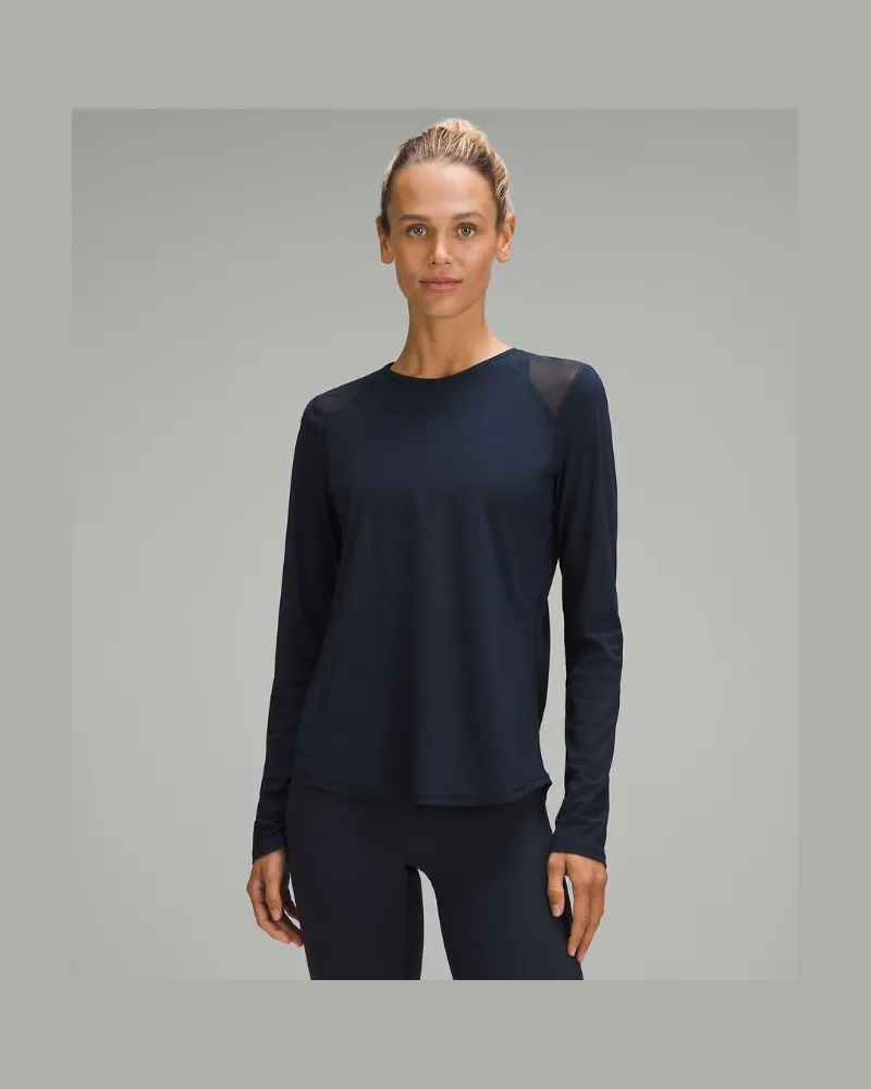 LULULEMON Sculpt Langarm-Shirt für Frauen – Größe in True Navy True