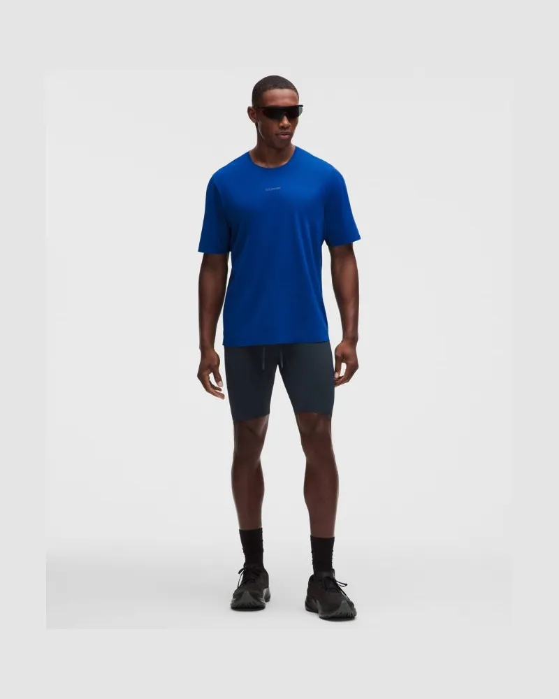 LULULEMON Fast and Free kurze Tights es Design für Männer – 20 cm – Größe in True Navy True