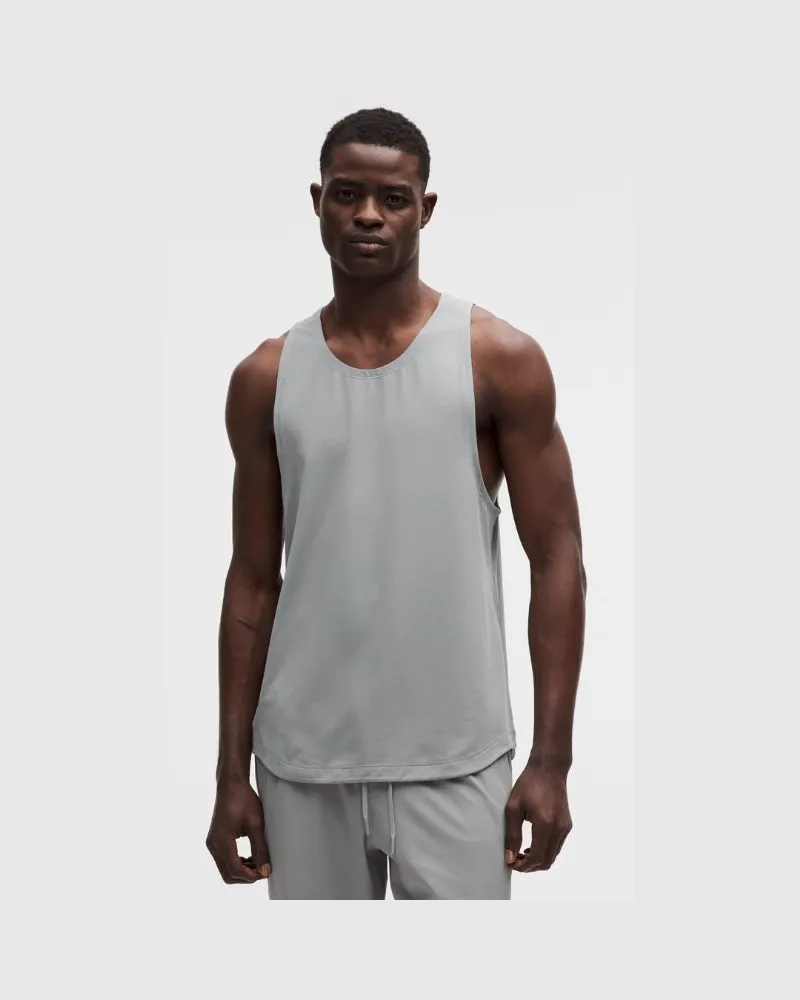 LULULEMON License to Train Tanktop für Männer – Größe in Feather Grey Feather