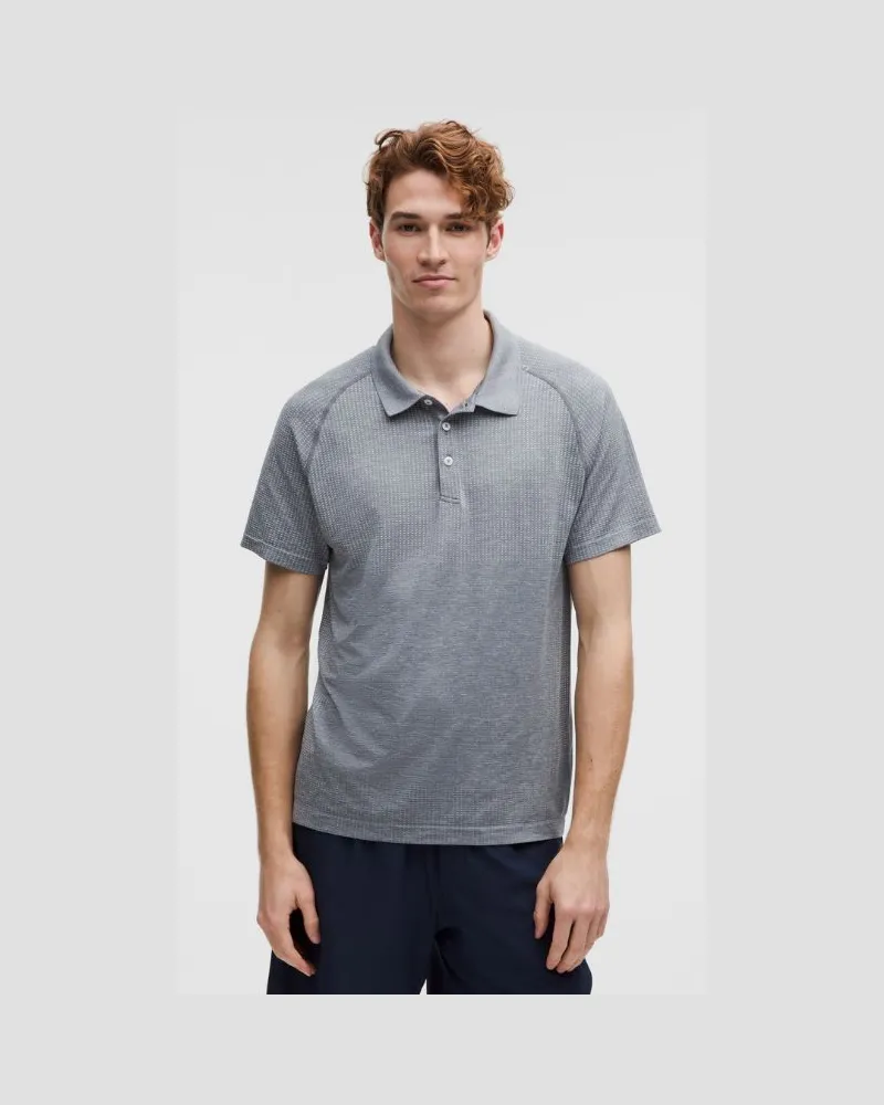 LULULEMON Metal Vent Tech Poloshirt e Passform für Männer – Größe in Vapor/Solar Grey Vapor