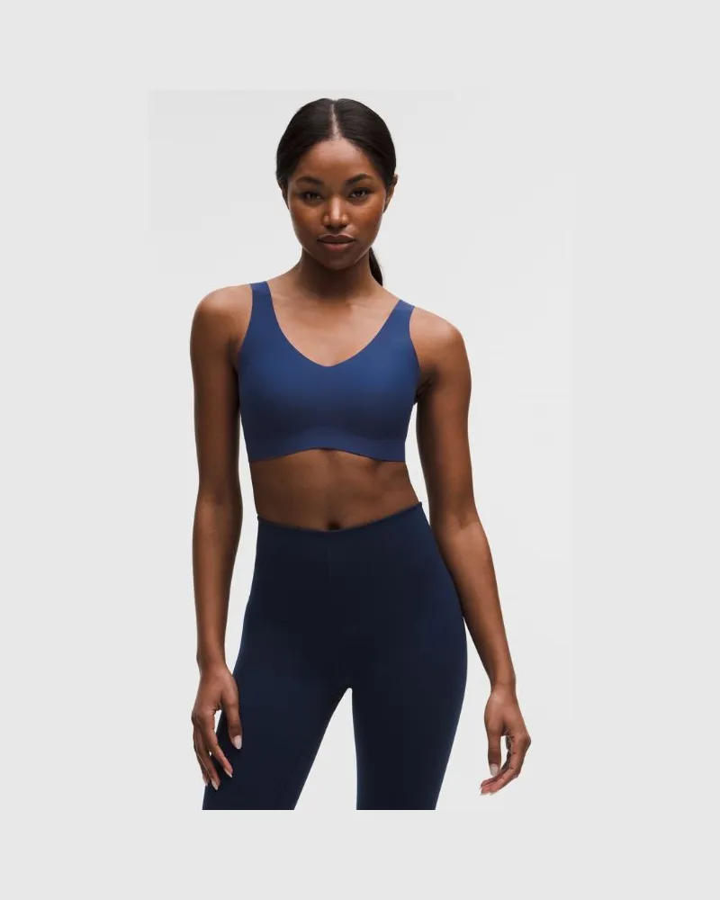 LULULEMON Glow Up BH Leichter Halt für B/C-Cups für Frauen – Größe in Clubhouse Blue Clubhouse