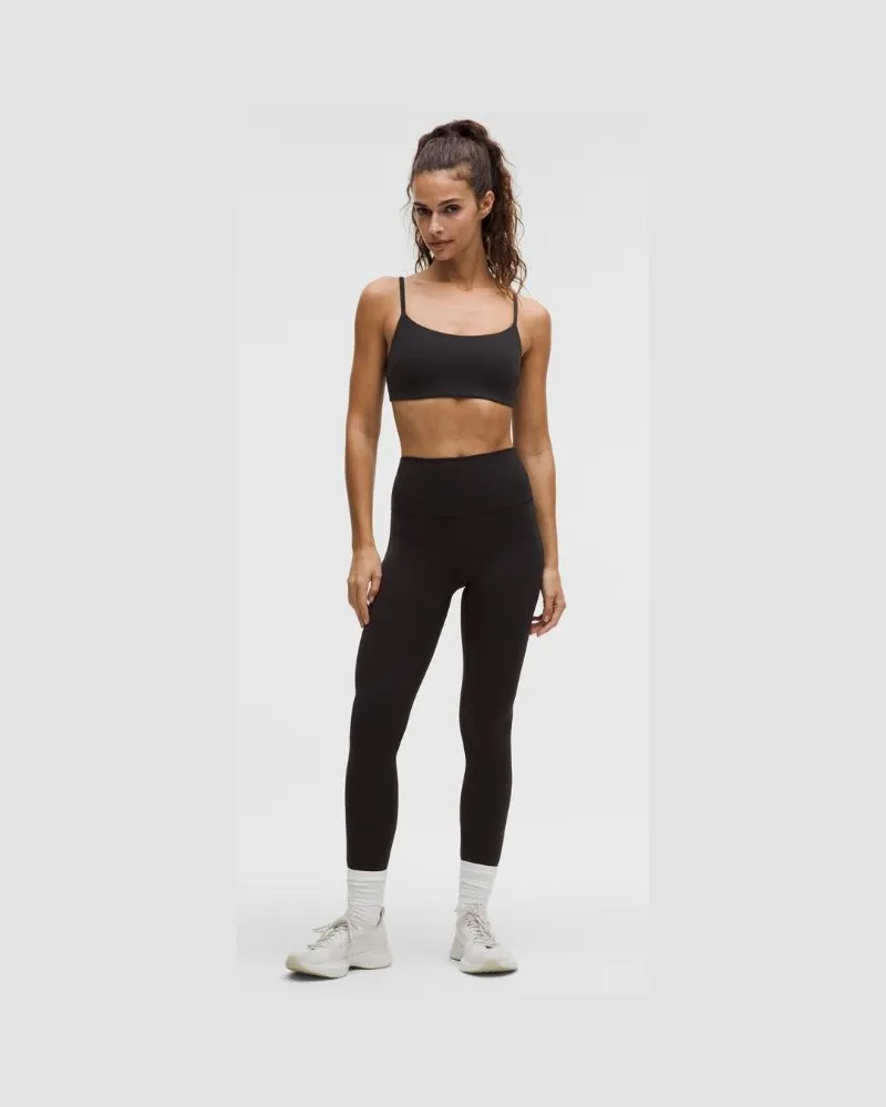 LULULEMON Wunder Train No Line Leggings mit hohem Bund für Frauen – 71 cm – Größe in Black Black