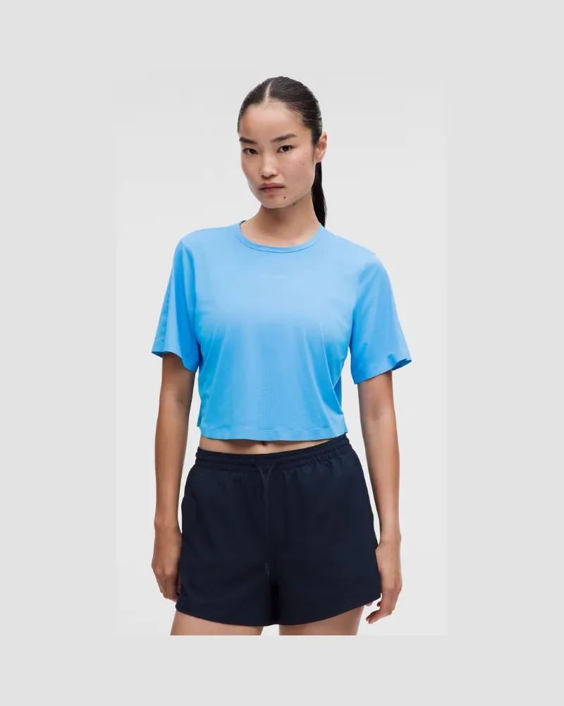 LULULEMON Leichtes Lauf-Kurzarmshirt im Relaxed Fit für Frauen – Größe in Ocean Wave Ocean