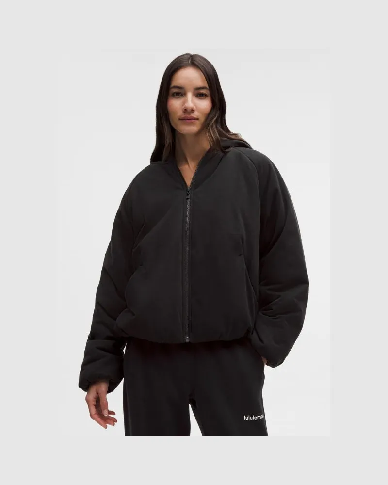 LULULEMON Insulated Full-Zip Hoodie für Frauen – Größe in Black Black
