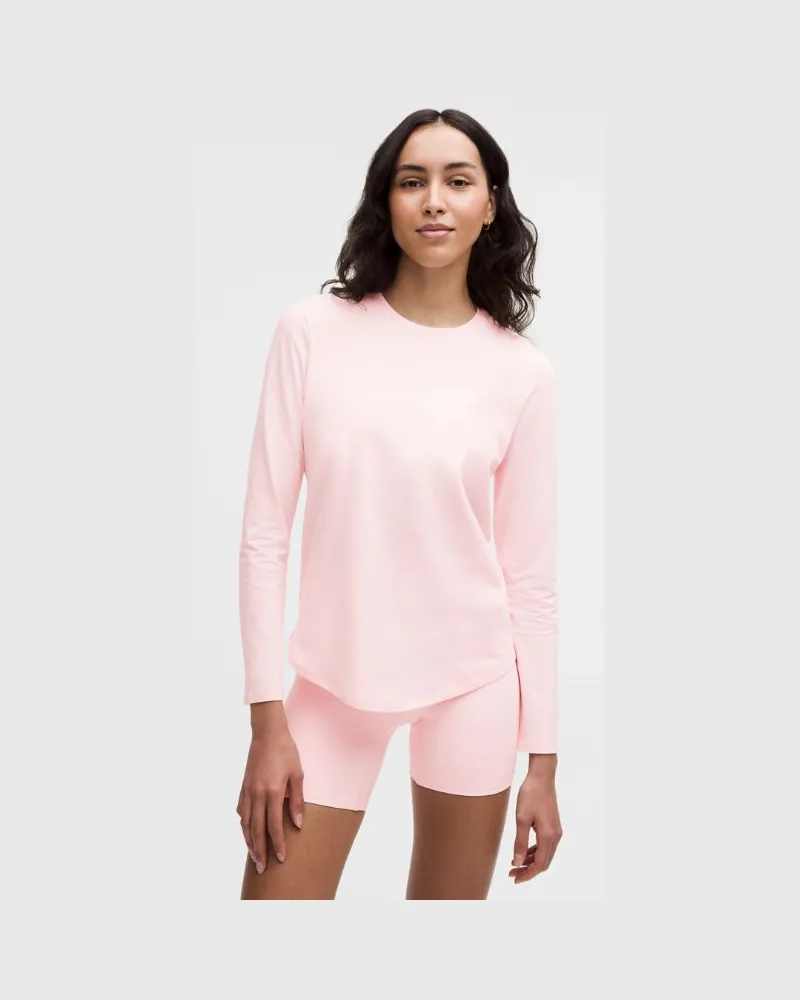 LULULEMON Love Langarmshirt für Frauen – Größe in Pink Pearl Pink
