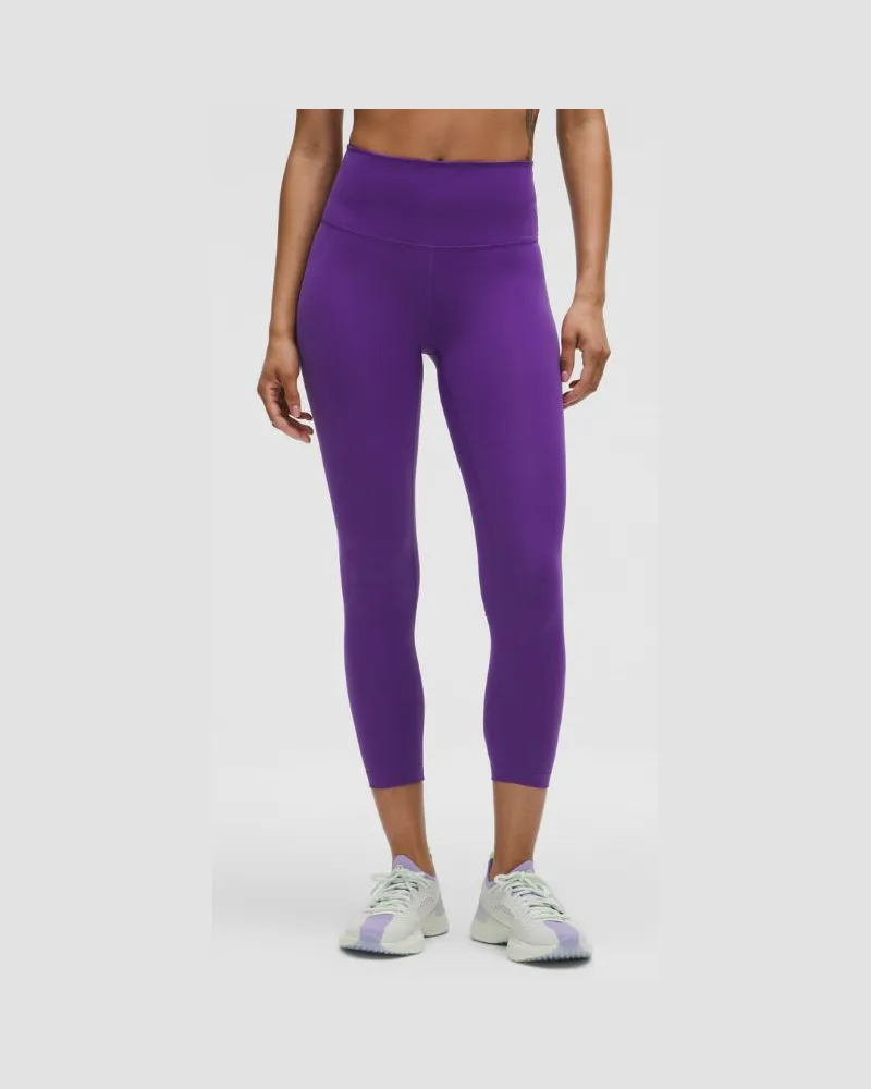 LULULEMON Wunder Train Leggings mit hohem Bund für Frauen – 64 cm – Größe in College Purple College
