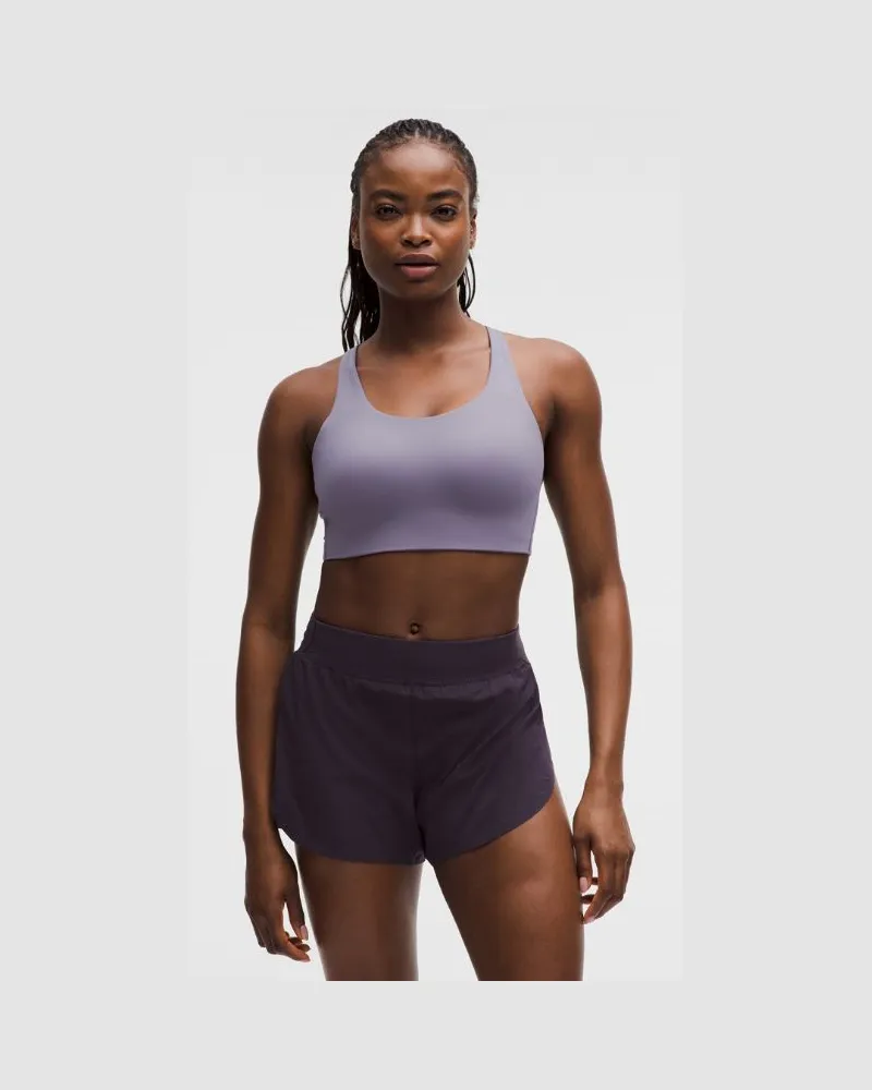 LULULEMON Energy BH mit starkem Halt für Frauen – Größe in Grape Mist Grape