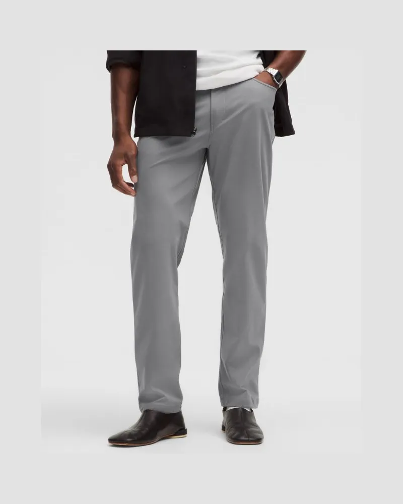 LULULEMON ABC Hose im Classic Fit mit 5 Taschen Warpstreme für Männer – 86 cm – Größe in Asphalt Grey Asphalt