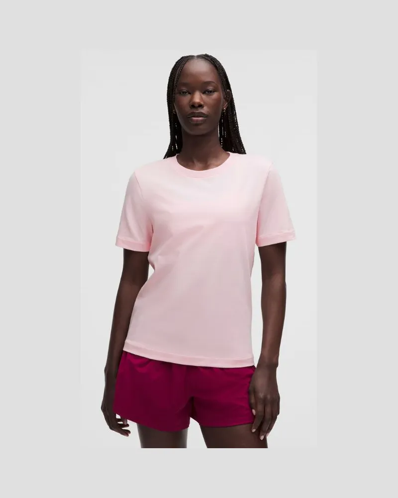 LULULEMON The Classic Jersey-T-Shirt für Frauen – Größe in Pink Pearl Pink