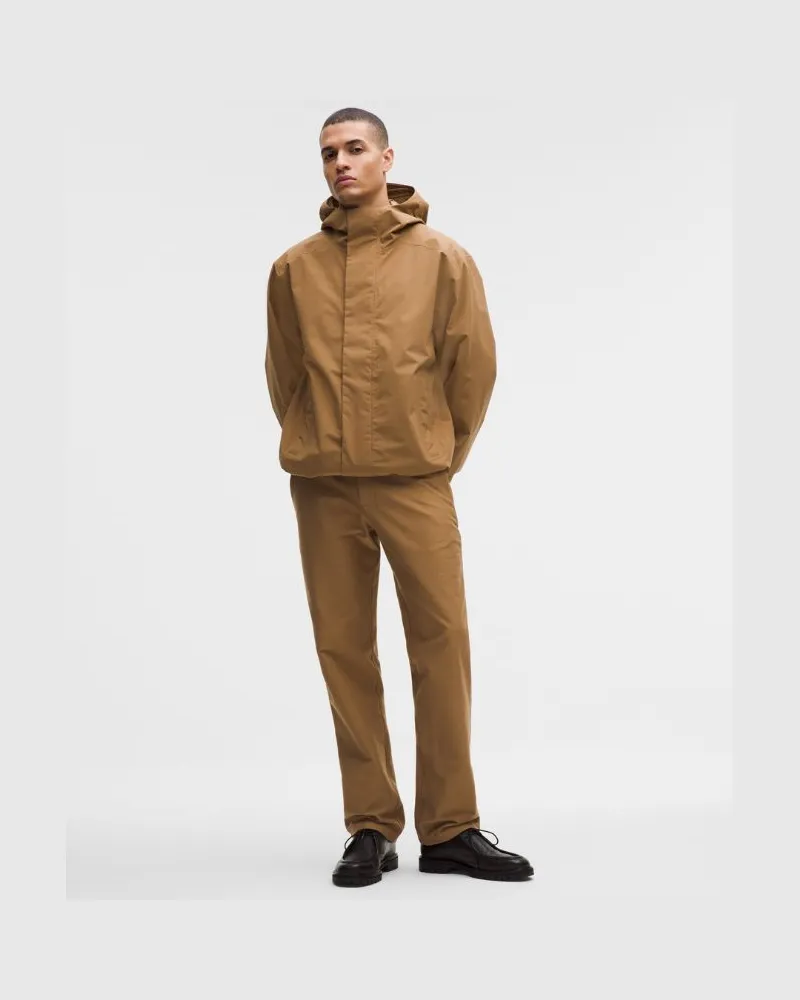 LULULEMON Slacker Hose im Classic Fit mit geradem Bein für Männer – 76 cm – Khaki – Größe Camel