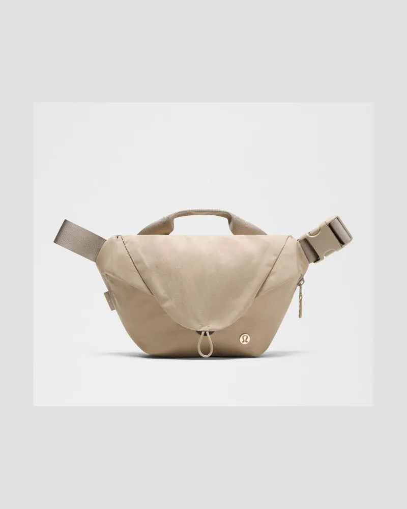 LULULEMON Abgerundete Crossbody-Tasche Khaki – Größe Wacky