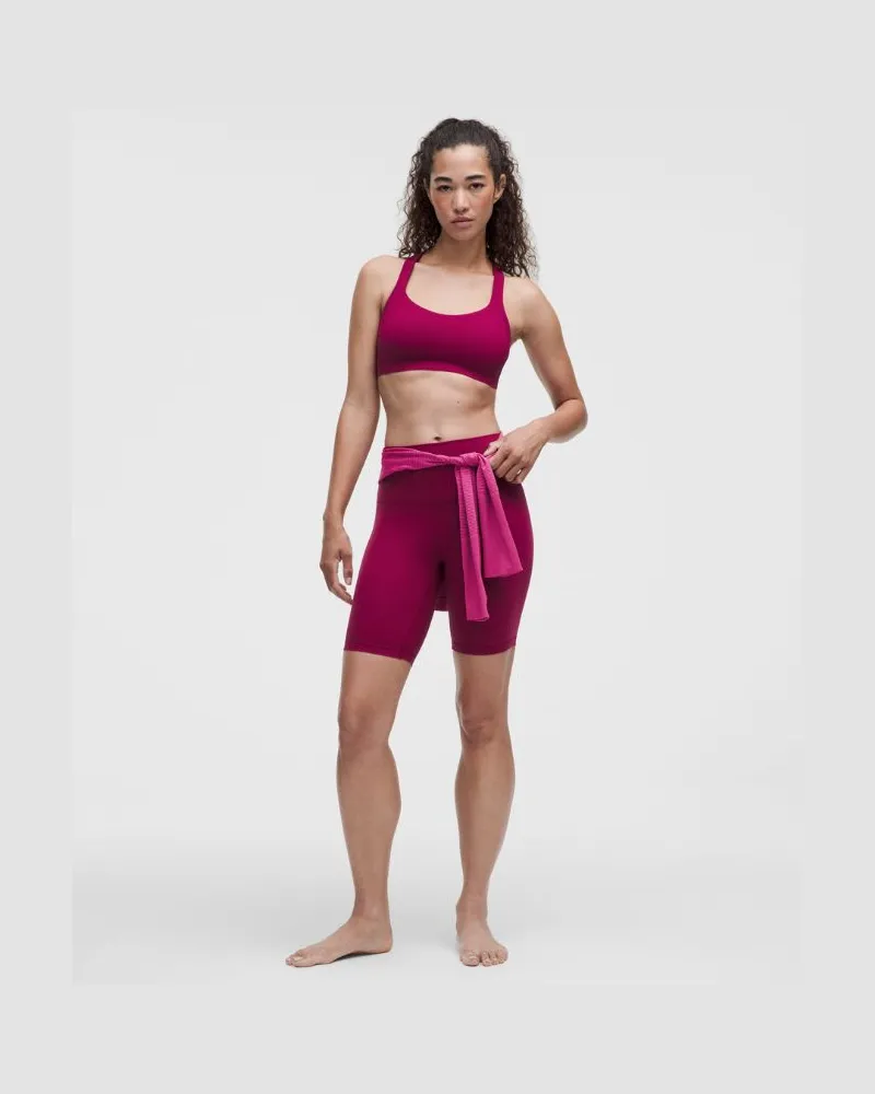 LULULEMON Align Shorts mit hohem Bund für Frauen – 20 cm – Größe in Raspberry Rave Raspberry