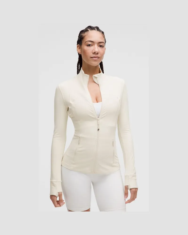 LULULEMON Define Jacke Nulu für Frauen – Größe in Light Ivory Light