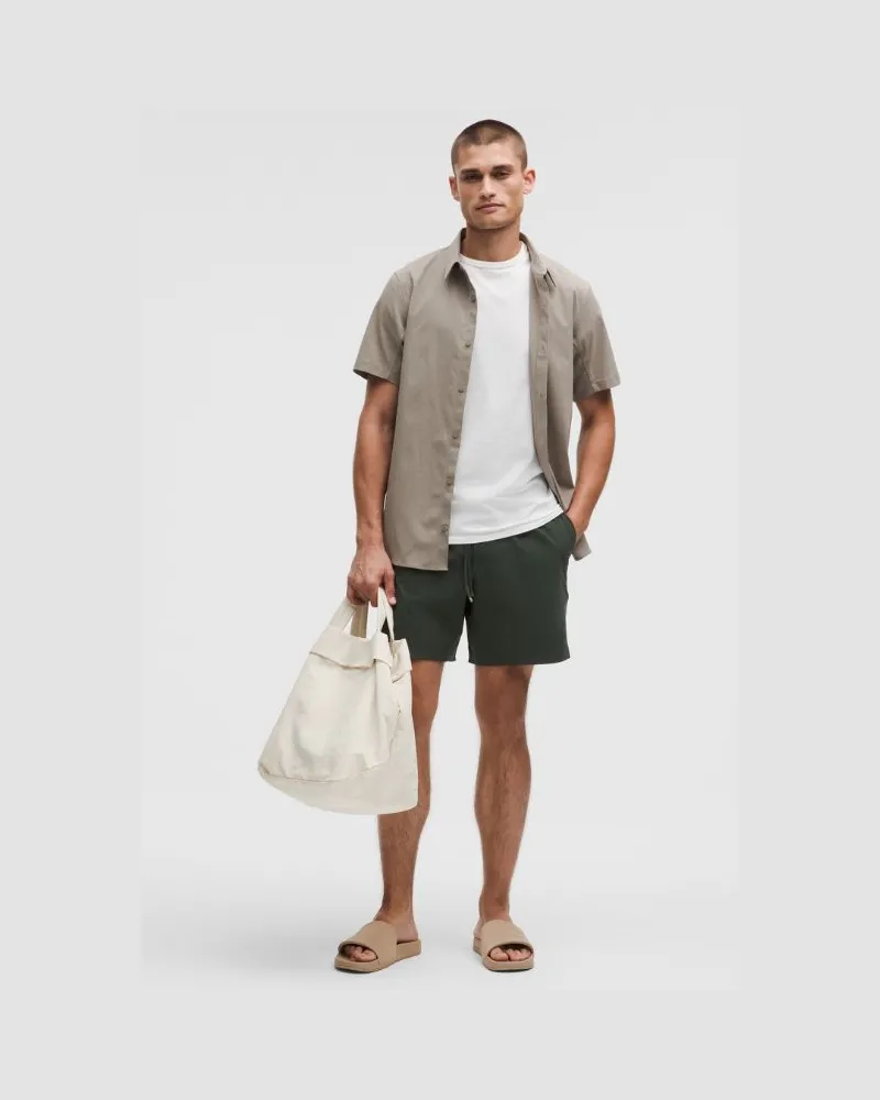 LULULEMON Badeshorts Mit Liner für Männer – 18 cm – Größe in Rainforest Green Rainforest