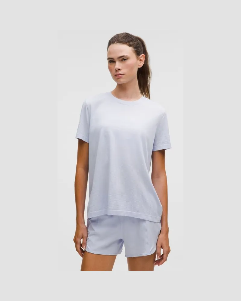 LULULEMON Swiftly Relaxed Kurzarmshirt e Passform für Frauen – Größe in Serene Blue Serene