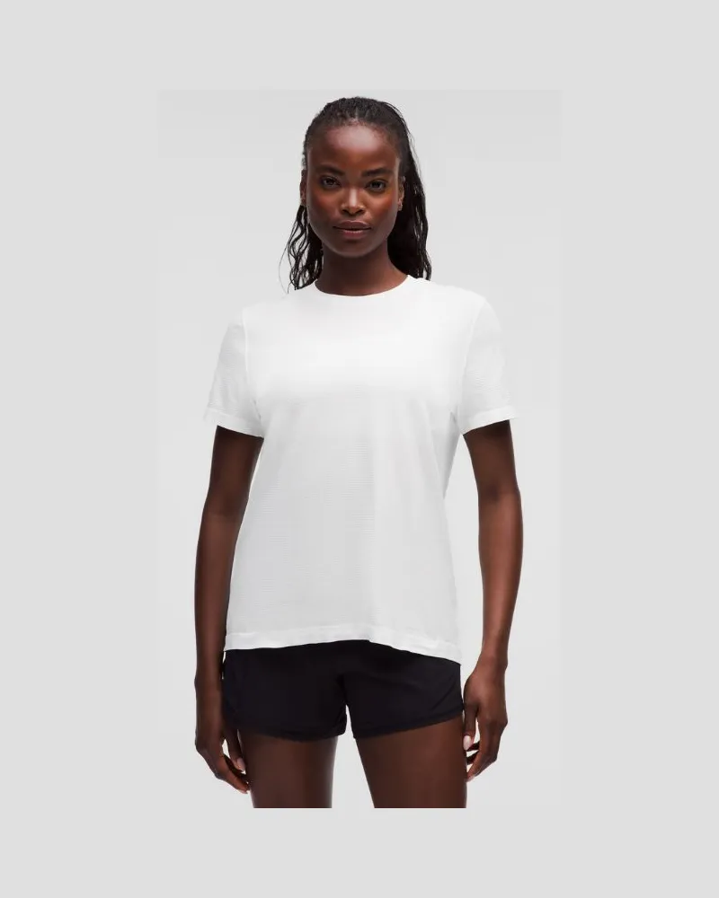 LULULEMON Swiftly Relaxed Kurzarmshirt e Passform für Frauen – Größe in White White
