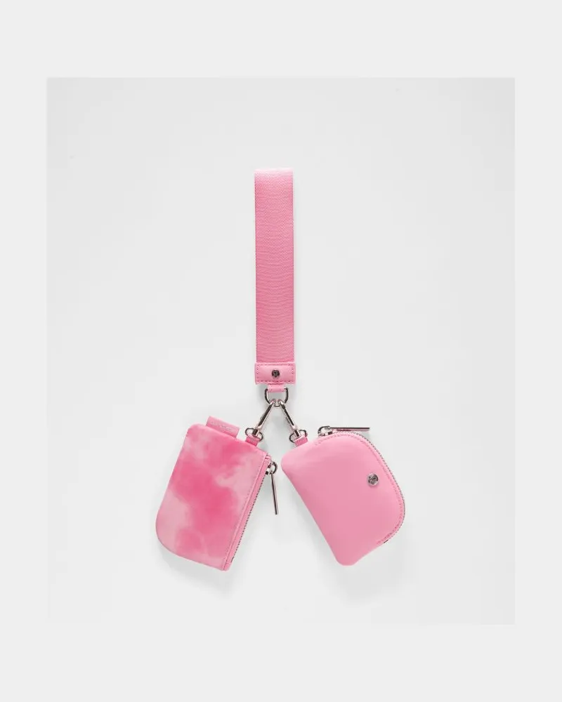 LULULEMON Armband mit zwei Beuteln in Smoothie Print Strawberry Multi/Candy Cloud/Silver Smoothie