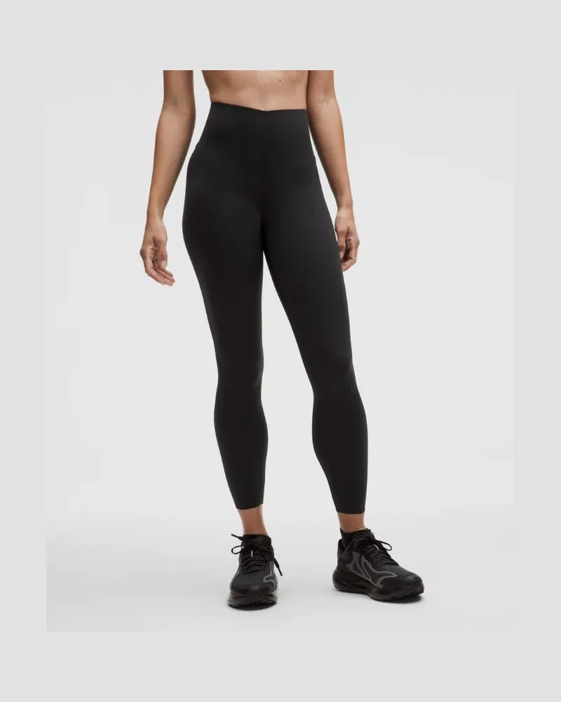 LULULEMON Glow Up Leggings mit hohem Bund für Frauen – 64 cm – Größe in Black Black
