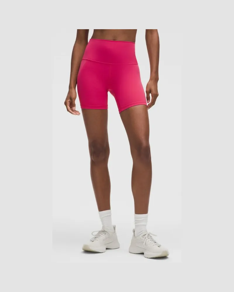 LULULEMON Align Shorts mit hohem Bund für Frauen – 15 cm – Größe in Raspberry Coulis Raspberry